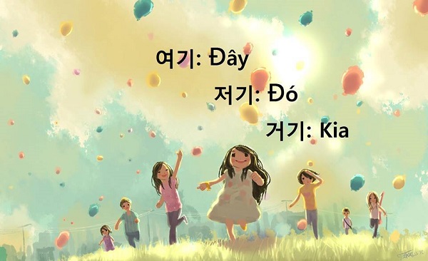 Đại từ chỉ định trong tiếng Hàn